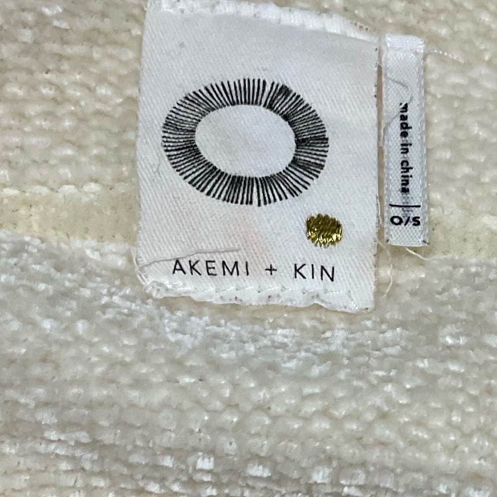 Anthropologie Akemi + Kin Shawl Cardigan Fringe Cottagecore O/S - Picture 5 of 6
